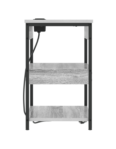 Armadio da Notte Grigio Sonoma 41 x 31 x 51 cm