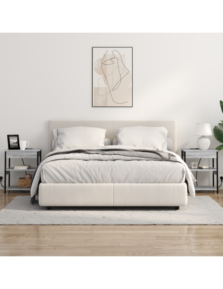 Armadio da Notte Grigio sonoma 41 x 31 x 51 cm