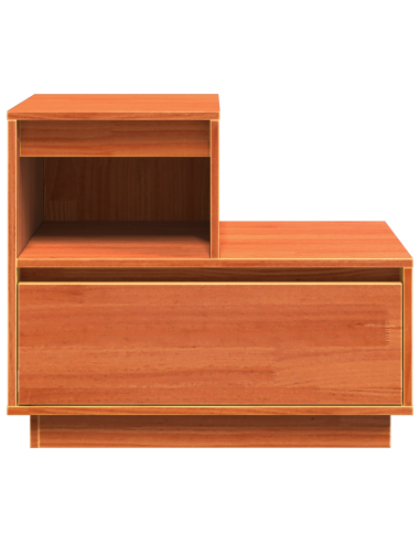 Armadio da Notte 2 pcs Marrone cerato 60 x 34 x 51 cm