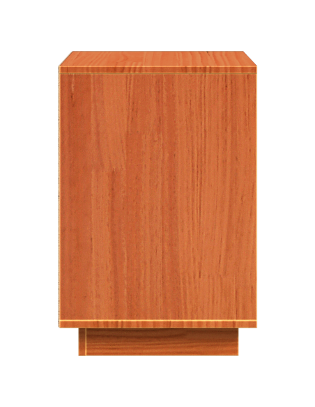 Armadio da Notte 2 pcs Cera marrone 60 x 34 x 51 cm