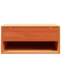 Comodino con cassetto 2 pcs Marrone cerato 50 x 32,5 x 24 cm 2