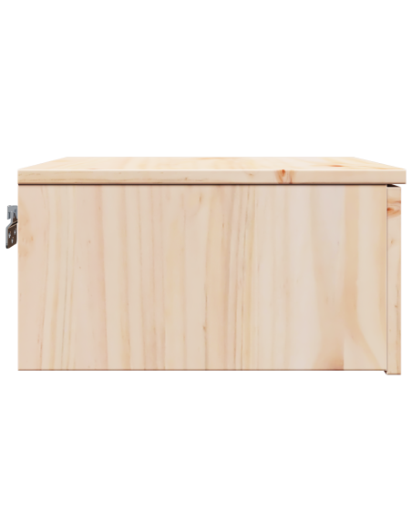 Comodino da Parete con cassetto 2 pcs Marrone 37 x 35 x 18.5 cm