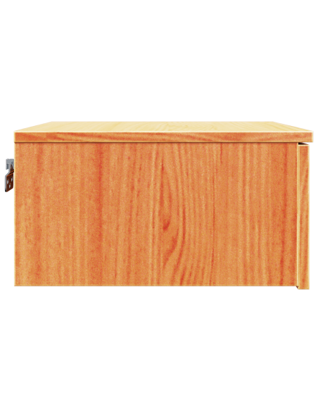 Comodino da Parete con cassetto Cera marrone 37 x 35 x 18.5 cm