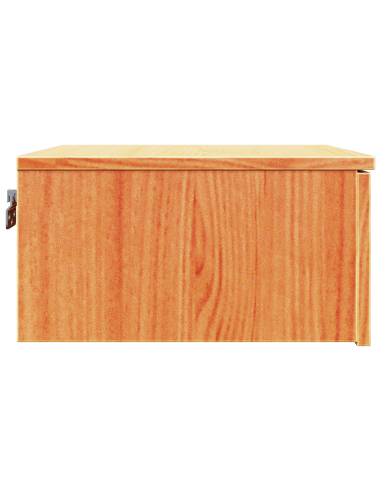 Comodino con cassetto 2 pcs Marrone cerato 37 x 35 x 18,5 cm