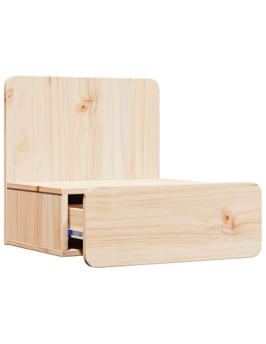 Comodino Marrone 44 x 32,5 x 40 cm Legno di pino massello