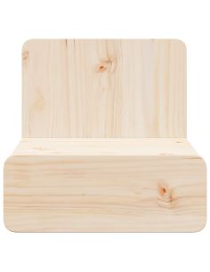 Comodino 2 pcs Marrone 44 x 32,5 x 40 cm Legno di pino massello 2