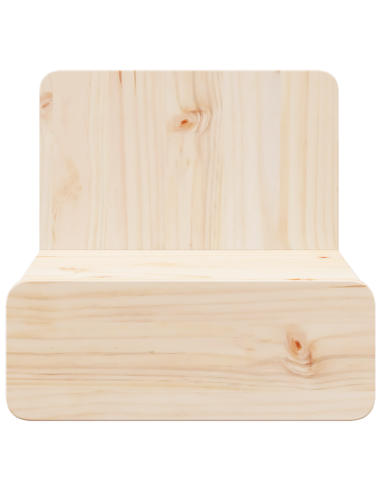 Comodino 2 pcs Marrone 44 x 32,5 x 40 cm Legno di pino massello