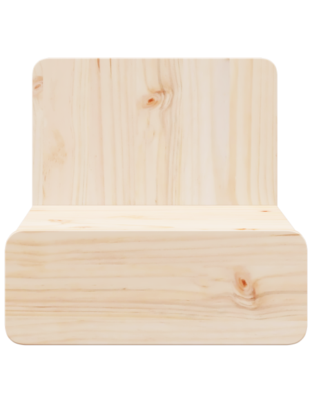 Comodino 2 pcs Marrone 44 x 32,5 x 40 cm Legno di pino massello