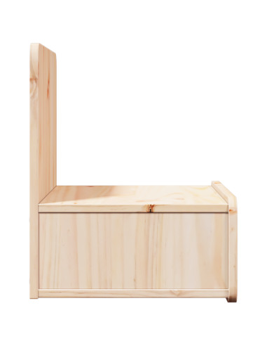 Comodino 2 pcs Marrone 44 x 32,5 x 40 cm Legno di pino massello