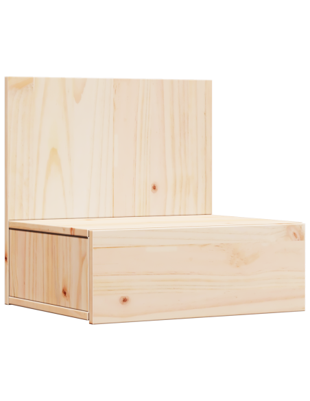 Comodino Marrone 42 x 32,5 x 40 cm Legno di pino massello