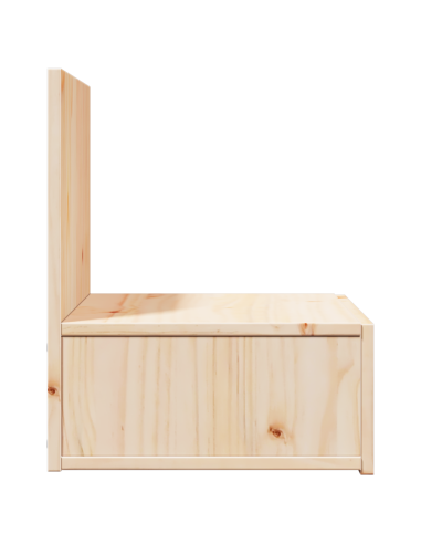 Comodino 2 pcs Marrone 42 x 32,5 x 40 cm Legno di pino massello