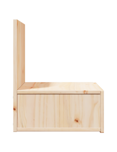 Comodino 2 pcs Marrone 42 x 32,5 x 40 cm Legno di pino massello