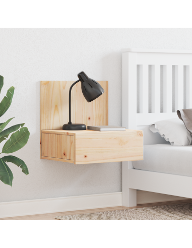 Comodino 2 pcs Marrone 42 x 32,5 x 40 cm Legno di pino massello