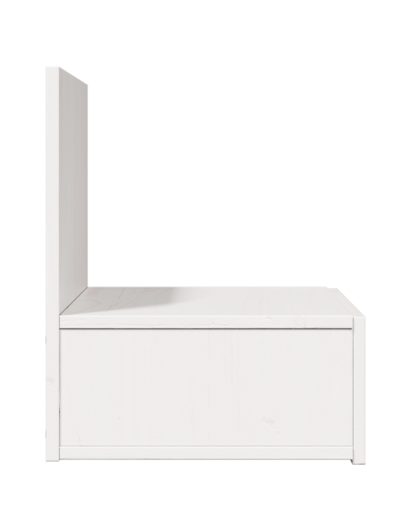 Comodino da Parete con cassetto 2 pcs Bianco 42 x 32.5 x 40 cm