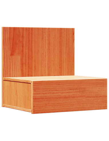 Comodino con cassetto Marrone cerato 42 x 32,5 x 40 cm