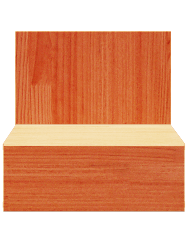 Comodino con cassetto 2 pcs Marrone cerato 42 x 32,5 x 40 cm