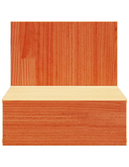 Comodino con cassetto 2 pcs Marrone cerato 42 x 32,5 x 40 cm