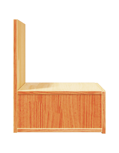 Comodino con cassetto 2 pcs Marrone cerato 42 x 32,5 x 40 cm