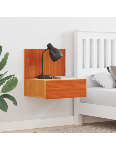 Comodino con cassetto 2 pcs Marrone cerato 42 x 32,5 x 40 cm