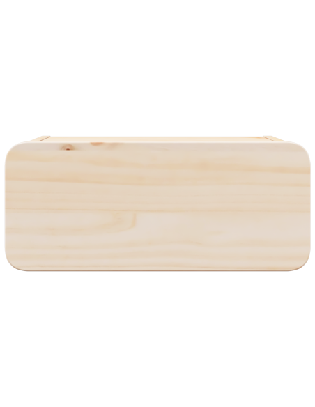 Comodino da Parete con cassetto 2 pcs Marrone 39 x 34 x 16.5 cm