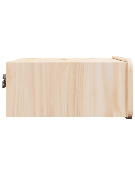 Comodino da Parete con cassetto 2 pcs Marrone 39 x 34 x 16.5 cm