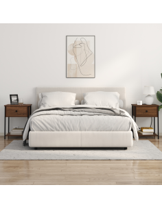 Armadio da Notte con cassetto Rovere Marrone 42 x 41 x 56 cm