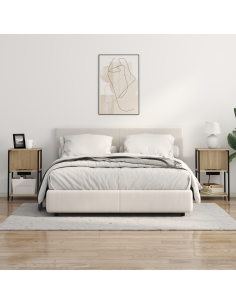 Armadio da Notte 2 pcs Rovere Sonoma 38 x 31 x 61 cm