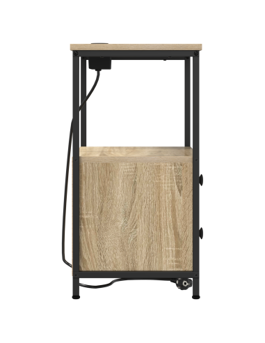 Armadio da Notte con cassetto Rovere Sonoma 40 x 31 x 60 cm