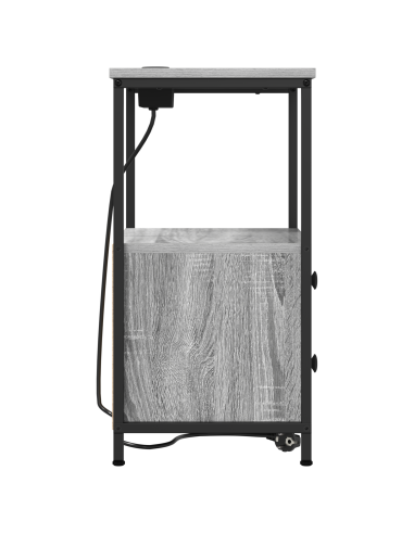 Armadio da Notte con cassetto Grigio Sonoma 40 x 31 x 60 cm