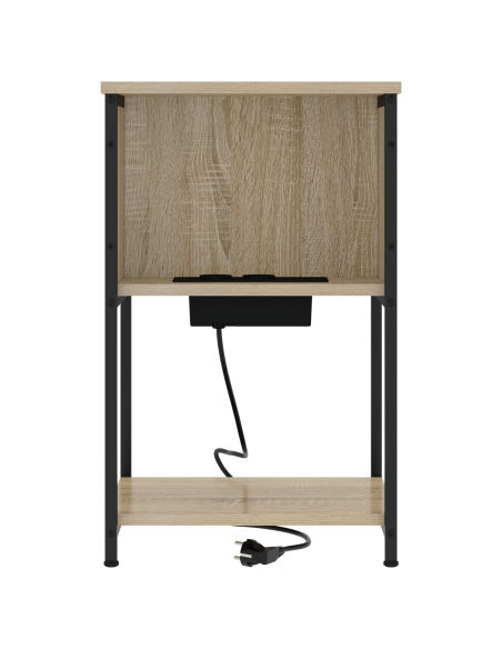 Armadio da Notte rovere sonoma 38 x 31 x 61 cm