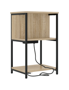 Armadio da Notte 2 pcs Rovere Sonoma 38 x 31 x 61 cm 2