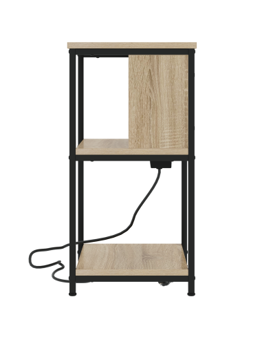 Armadio da Notte 2 pcs Rovere Sonoma 38 x 31 x 61 cm