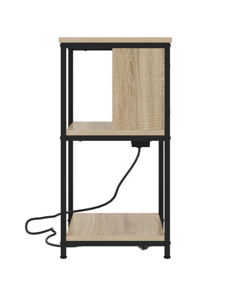 Armadio da Notte 2 pcs rovere sonoma 38 x 31 x 61 cm