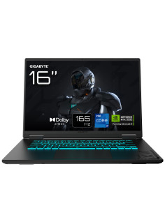 GIGABYTE GAMING A16 Laptop - 16", 165Hz WQXGA, Intel Core i7-13620H, GPU RTX 5060, 16GB DDR5, 1 x SSD Gen4 da 1TB, DOS, Garanzia