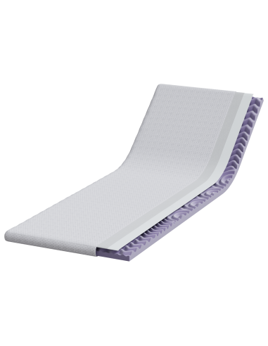 Topper per materasso Bianco 80 x 200 cm Tessuto Jacquard