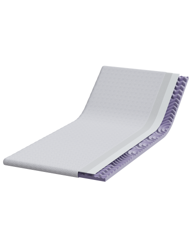 Topper per materasso Bianco 100 x 200 cm Tessuto Jacquard