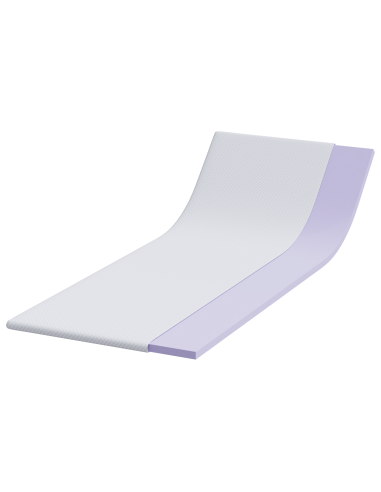 Topper per materasso Bianco 70 x 200 cm Tessuto Jacquard