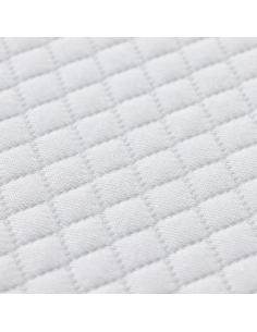 Topper per materasso Bianco 120 x 200 cm Tessuto Jacquard 2