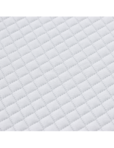 Topper per materasso Bianco 70 x 200 cm Tessuto Jacquard
