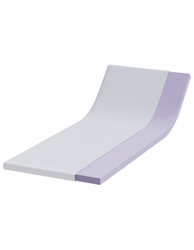 Topper per materasso Bianco 70 x 200 cm Tessuto Jacquard