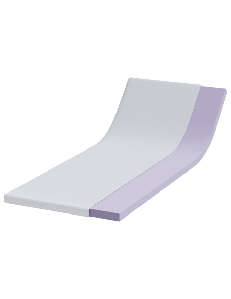 Topper per materasso Bianco 80 x 200 cm Tessuto Jacquard