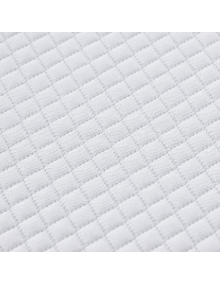 Topper per materasso Bianco 90 x 200 cm Tessuto Jacquard