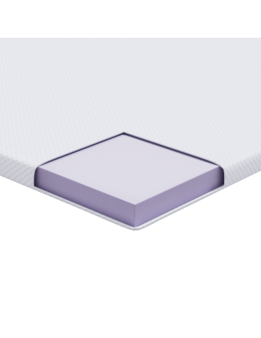 Topper per materasso Bianco 90 x 200 cm Tessuto Jacquard