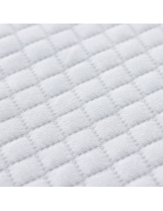 Topper per materasso Bianco 70 x 200 cm Tessuto Jacquard 2