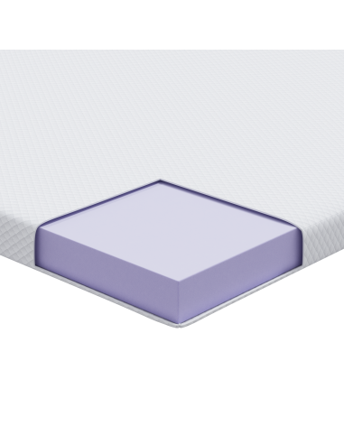 Topper per materasso Bianco 70 x 200 cm Tessuto Jacquard