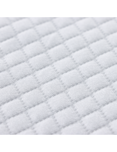 Topper per materasso Bianco 70 x 200 cm Tessuto Jacquard