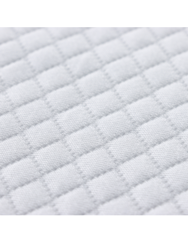 Topper per materasso Bianco 80 x 200 cm Tessuto Jacquard