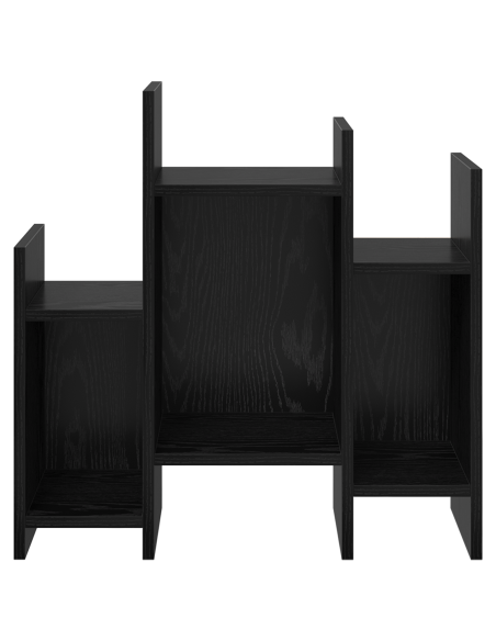 Mobile laterale Rovere nero 60 x 26 x 60 cm Legno multistrato