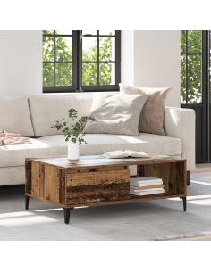 Tavolino da salotto Legno vecchio 90 x 60 x 35 cm