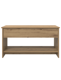 Tavolino da salotto Rovere artigianale 80 x 50,5 x 41,5 cm